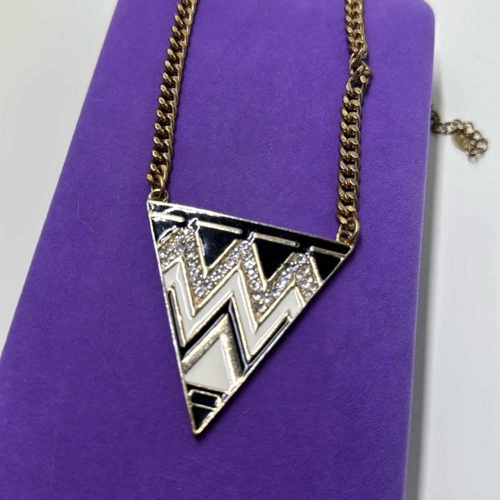 💛 Aldo, Gold Tone, Aztec Necklace